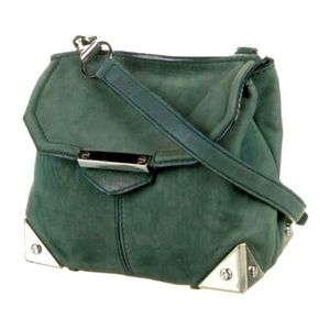 Alexander Wang Green Suede Crossbody Bag!